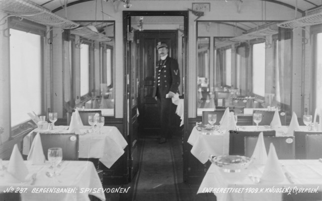 Spisevogn Bergensbanen 1909